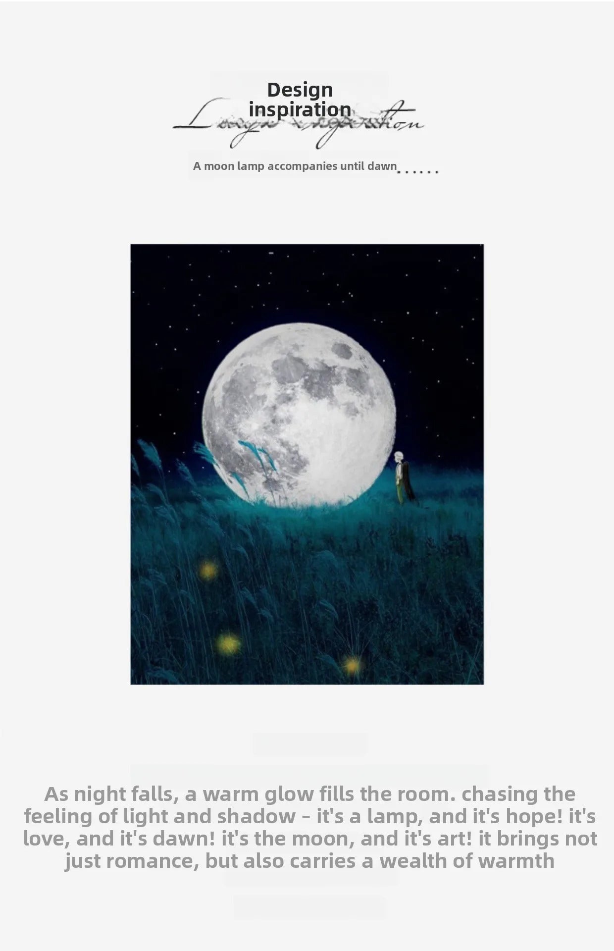 Lunar LED Ceiling Light Minimalist Bedroom Kitchen Balcony Decor Lighting Fixture