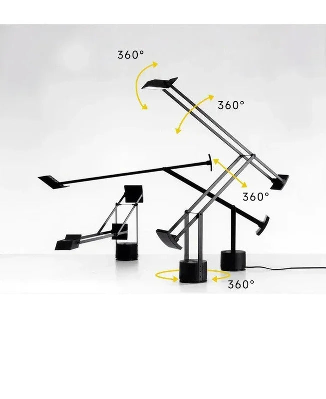 Creative Black Table Lamp for The Study Room Bedroom Bedside Hotel Designer Table Light Home Decor Desk Lamp