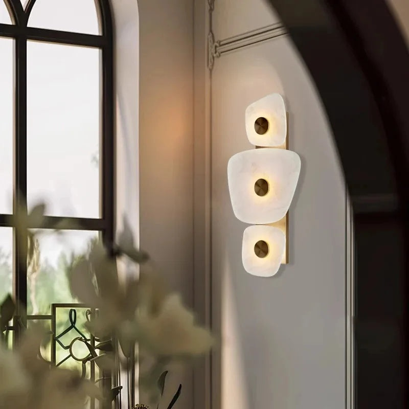Holmdel Alabaster Wall Lamp