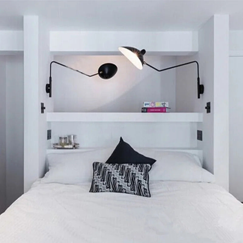 Industrial Long Pole Swing Wall lamp Nordic Spider ceiling Light Minimalist wall Sconce