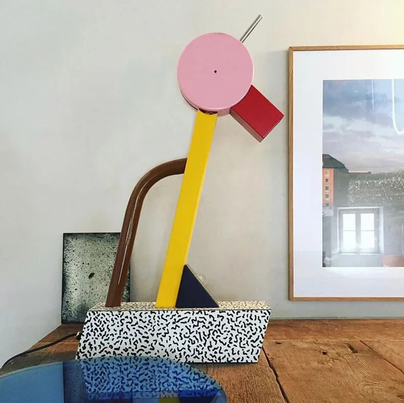 Milan Art Abstract Duck Table Lamp LED G4 Bulb Rainbow Metal Bedside Lamps Bedroom Art Children‘s Room Decorative Light Fixture