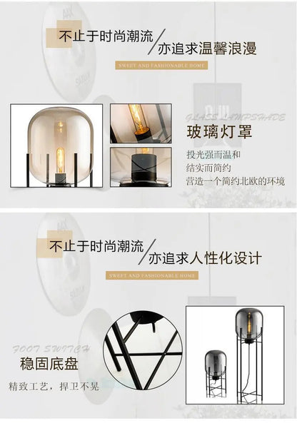 Pulpo Oda Floor Lamps Home Decoration Bedroom Living Room Standing Lamps