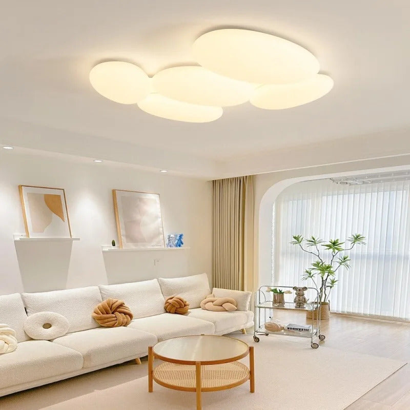 Milky white Ceiling Lamp esthetic room ceiling light fittings