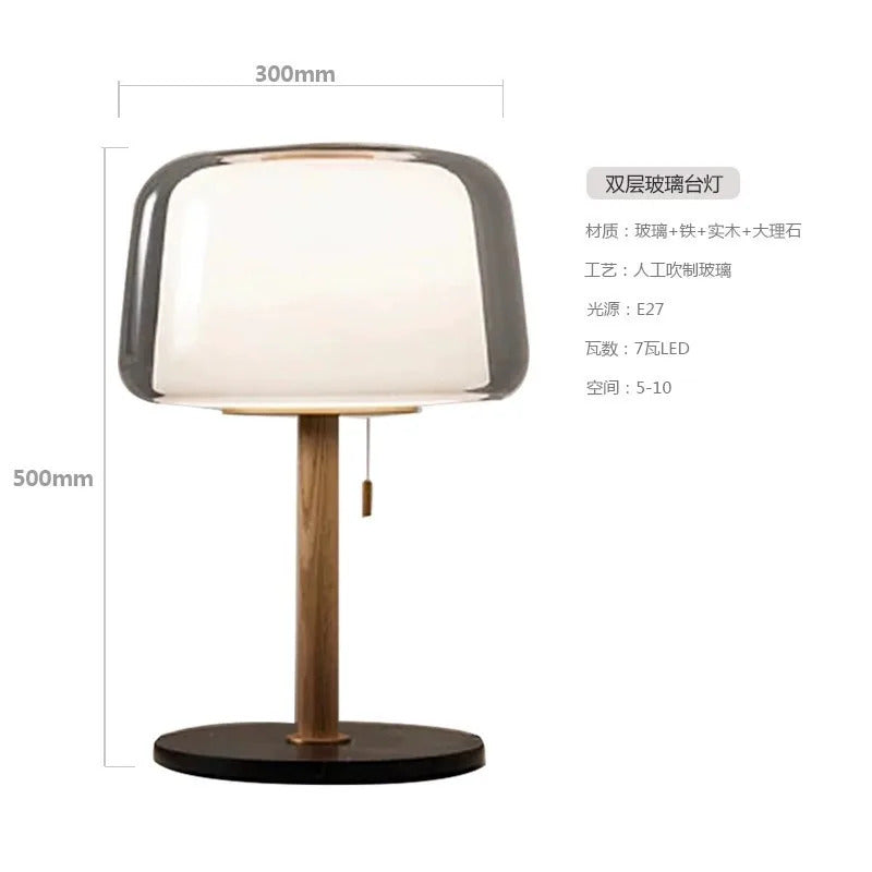 Modern Glass floor lamp Living Room Bedroom standing reading lamp