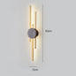 Modern Long Wall Lamp luxury minimalist black gold background LED Wall lights