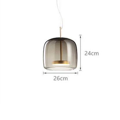 Modern Glass Pendant Lights Ceiling Chandeliers LED Hanging Lamp Living Room Kitchen Fixture Home Decoration Loft LED Luminarias