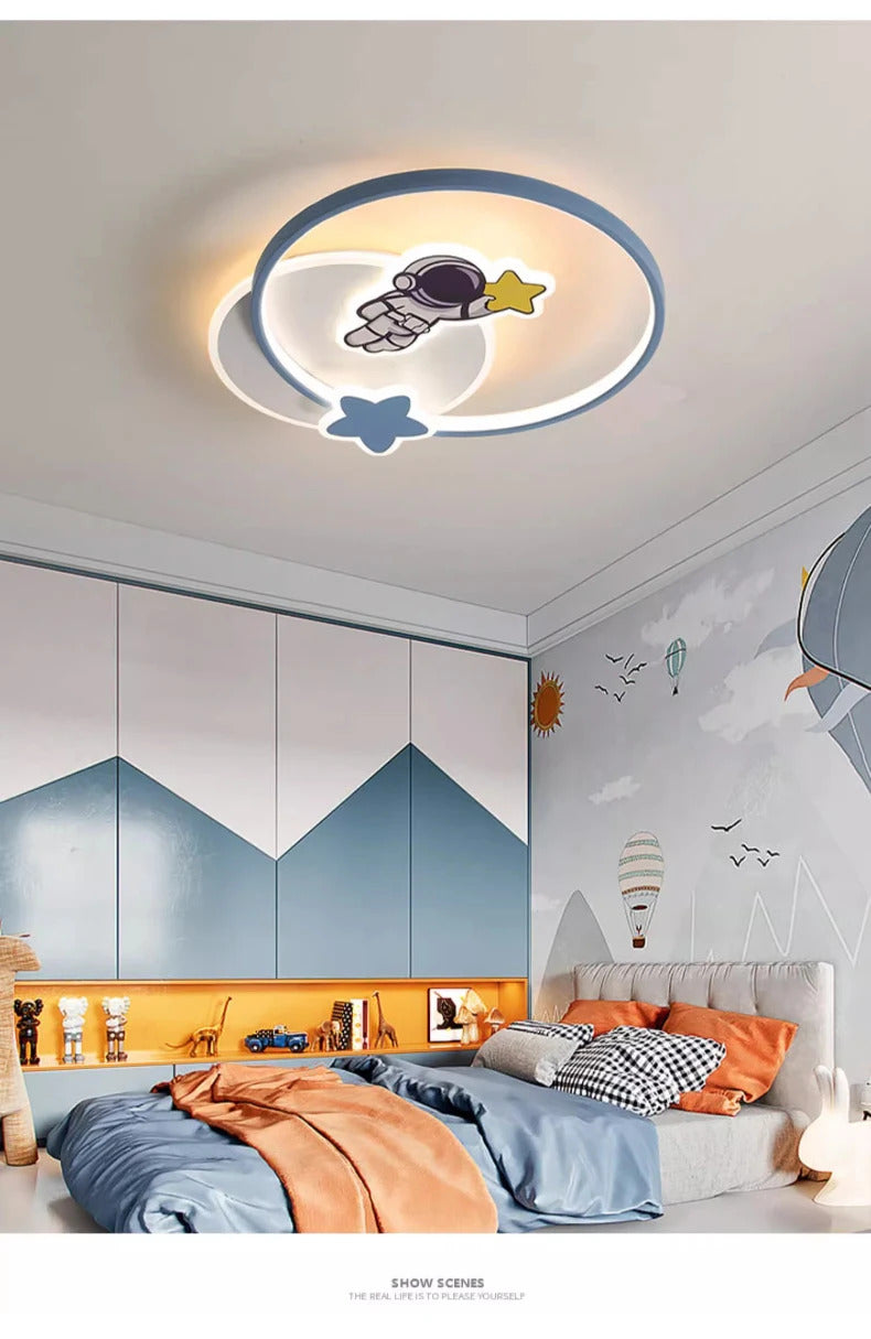 Children's Room Baby Room Ceiling Light LED Warm Boy Girl Bedroom Ceiling Lamps