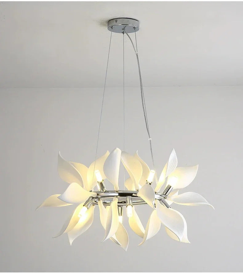 Nordic Petal chandelier Luxury Ceramic Pendant Lamp
