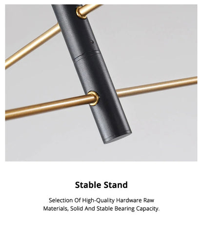 Nordic Minimalist Cone Shape chandelier Danish design black gold  iron Pendant Light