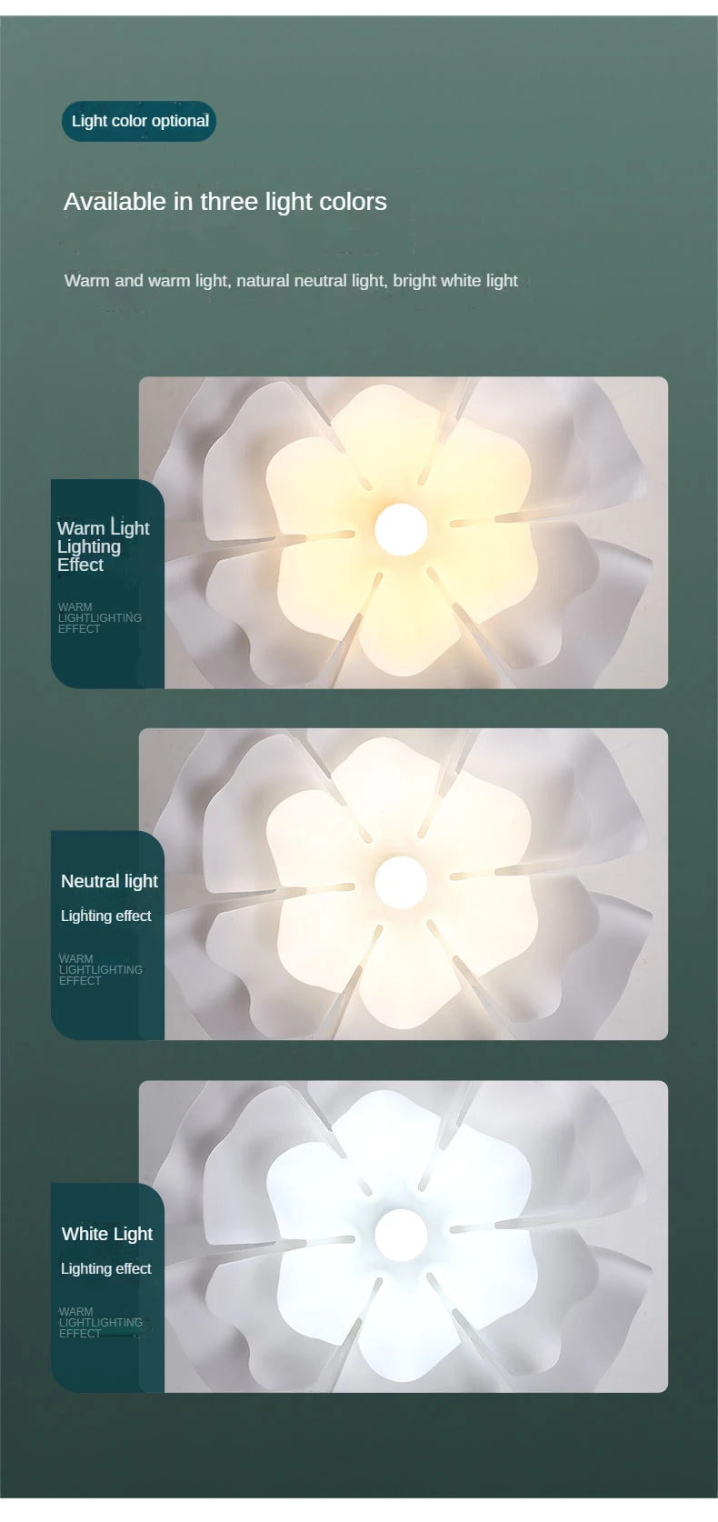 Love Me Not chandelier bedroom light