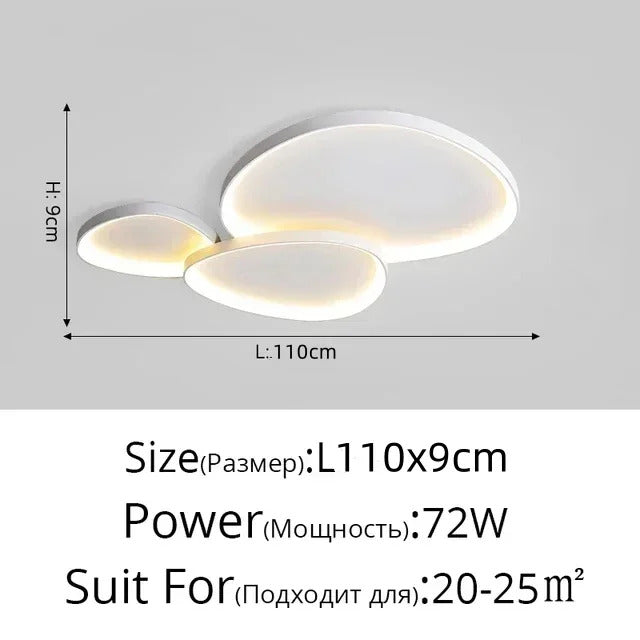 White ceiling light Home Bedroom ceiling lamp