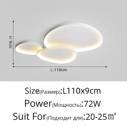 White ceiling light Home Bedroom ceiling lamp