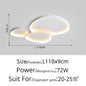 White ceiling light Home Bedroom ceiling lamp