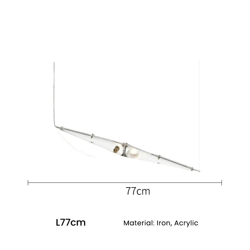 Postmodern pendant lights Designer luxury minimalist glass pendant light