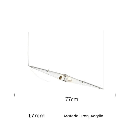 Postmodern pendant lights Designer luxury minimalist glass pendant light