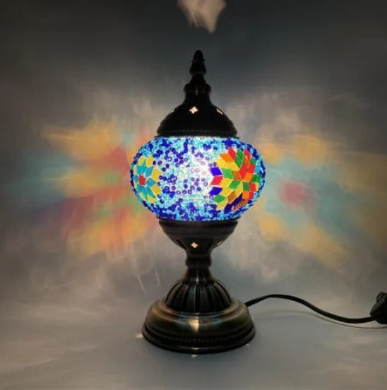 Turkish mosaic glass Table Lamp home bedside table lamp