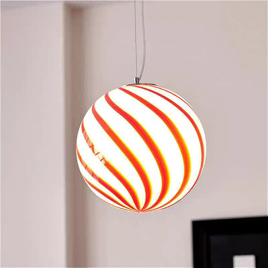 Colorful Ball Chandelier Room Glass Pendant Light for Bedroom Living Room Home Shop Art Lamps Exhibition Hall Decor Design