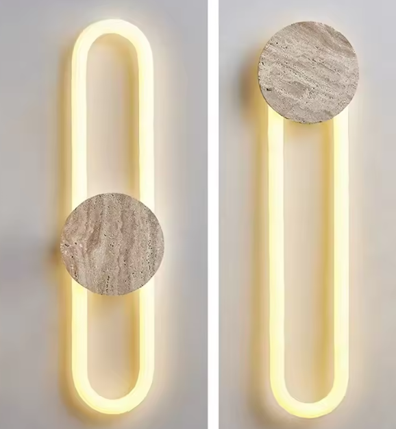 Eloen Travertine Wall Light