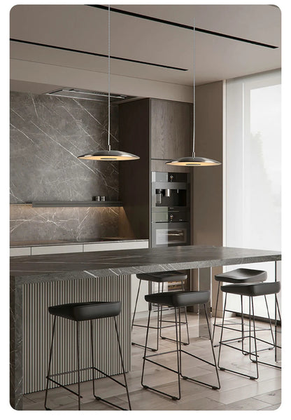 Modern UFO round pendant lamp flying saucer pendant lamp for dining room bar bedroom bedside simple designer art lamp