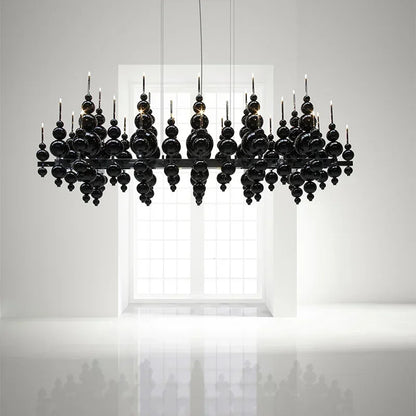Luxury Living Room Black Chandelier Designer Tears From Moon Chandelier
