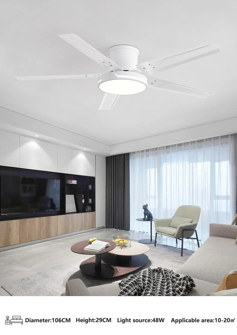 42/52-inch low-floor ceiling fan with pure copper motor fan