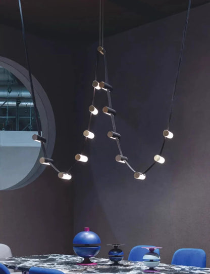 Nordic Leather Chandelier Designer Lighting