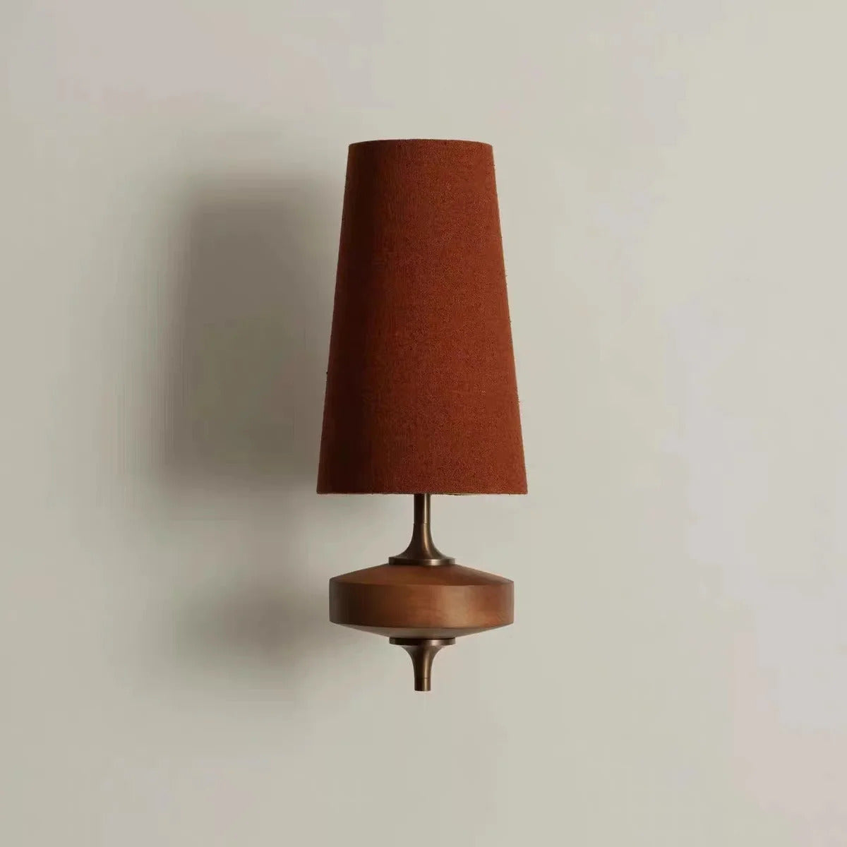 French Vintage Solid Wood Wall Lamp Luxury Retro Bedside sconce light