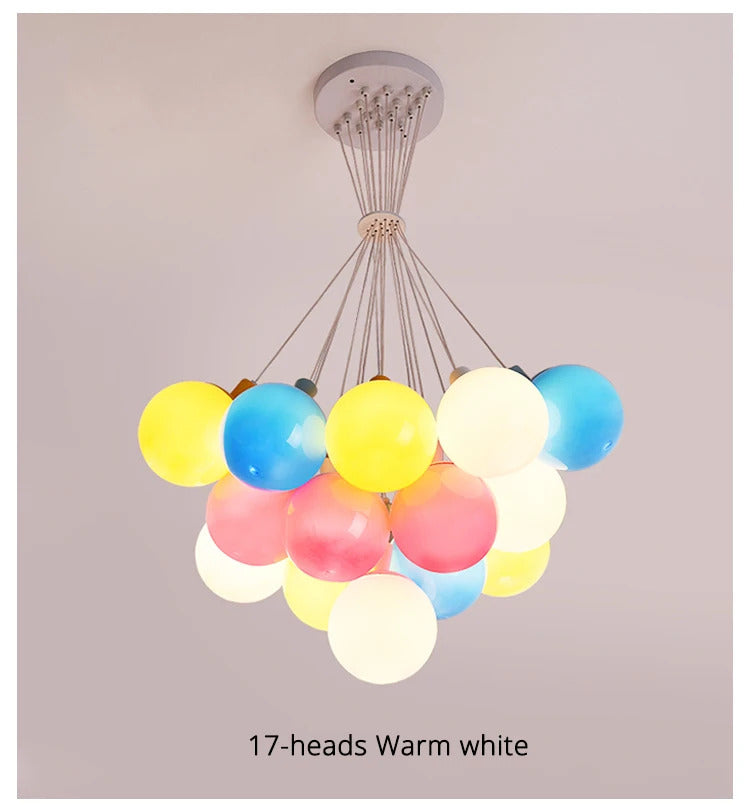 Nordic acrylic chandelier Decoration  Modern balloon lamp Indoor Lighting