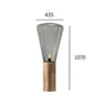 Muffins Table Light Creative Wood Lamp Art Deco amber grey Glass lamp Living Room Restaurant Hotel Bedroom beside Corner Lamp