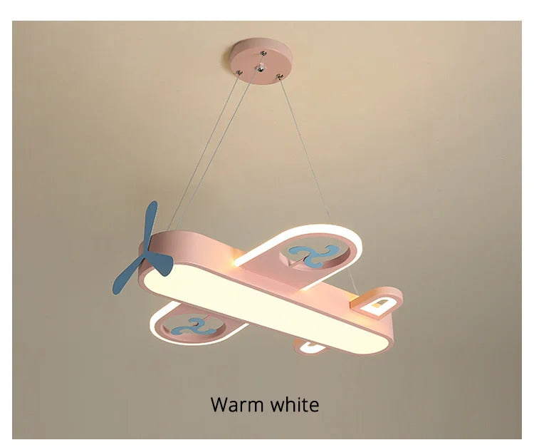 Modern Pink blue chandelier Led deco designer aircraft lamp