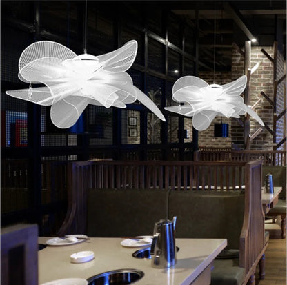 La Belle Etoile Chandeliers Nordic fancy chandeliers Italian Designer White minimalist lamp