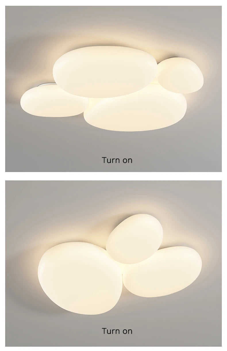 Milky white Ceiling Lamp esthetic room ceiling light fittings