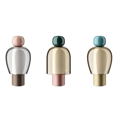 Modern Living Room Decoration Ornaments USB Charging Lamp Minimalist Study Master Bedroom Daughter's Room Glass Desk LED Lamp