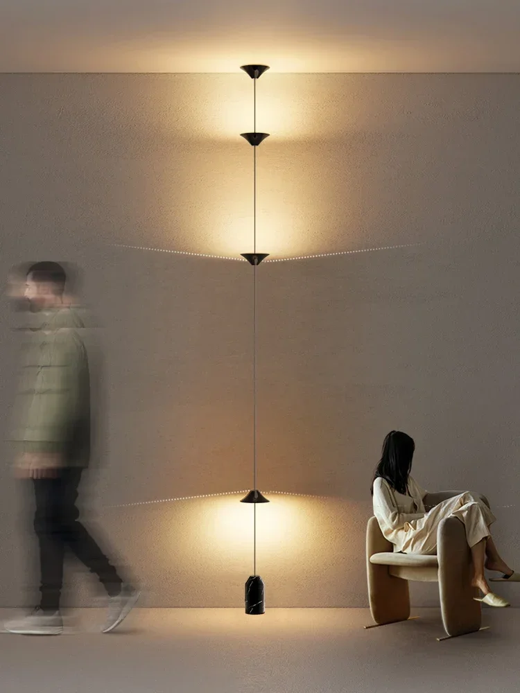 Soreluna Floor Lamp Living room background wall pendant light