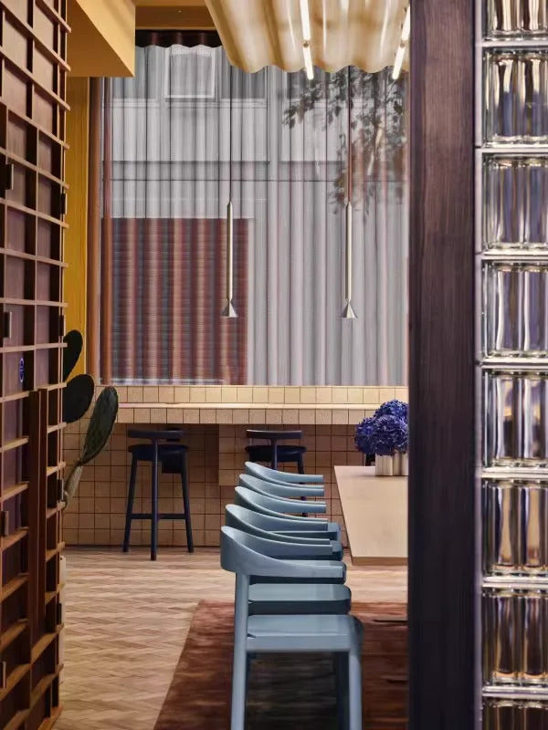 Italian Designer minimalist pendant light Apollo long pole small chandelier LED Hanging Lamp