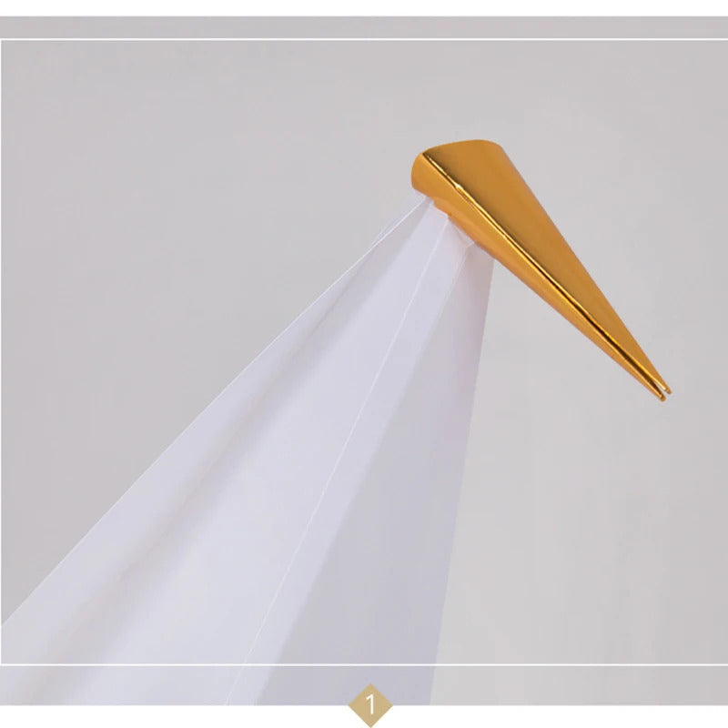 Perch Light table Lamp Led Designer Gold Origami Bird Standing Lamps For Living Room Creative Art Deco Safaside Corner Lamp