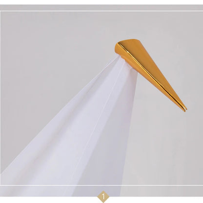 Perch Light table Lamp Led Designer Gold Origami Bird Standing Lamps For Living Room Creative Art Deco Safaside Corner Lamp