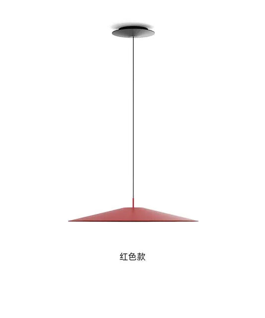 Minimalist black Flying Saucer Pendant lamp led round dining lamp