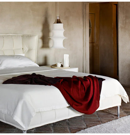 Nordic Minimalist Fabric Wabi Sabi Led Pendant Lights Bedroom Corner Bedside Lamp