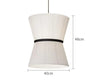 Wabi-sabi Style Pendant Lights Modern Fabric Pendant Lamp Minimalism Cloth Art Chandelier