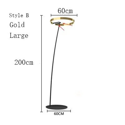 Designer Fishing Floor Lamp Nordic LED Living Room Floor Lamp