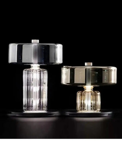 Living room designer desk lamp Nordic minimalist personality creative glass internet celebrity art bedside bedroom desk lamp