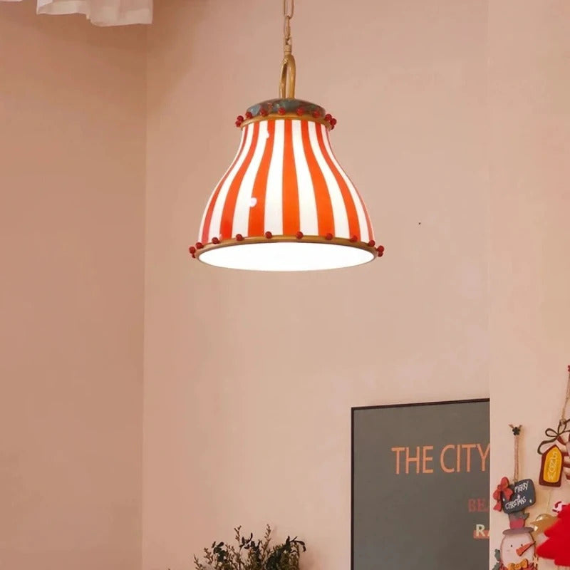 American Circus Style Chandeliers Glass Lampshade Led Pendant Lights