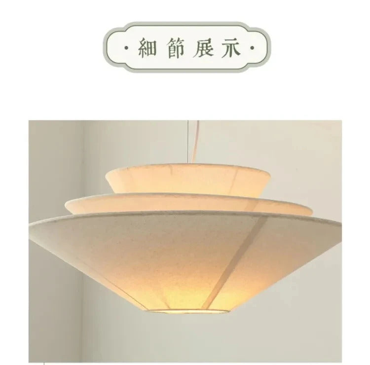 Gull Pendant Light Creative Umbrella Fabric Pendant Lamp