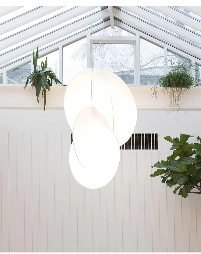 Janpanses Silk Chandelier Overlap Pendant lamp