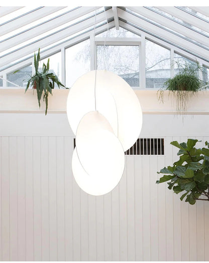 Janpanses Silk Chandelier Overlap Pendant lamp