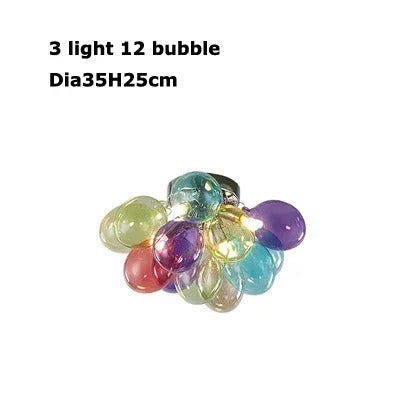 Gross glass bubble Pendant lamp bedroom kitchen island light
