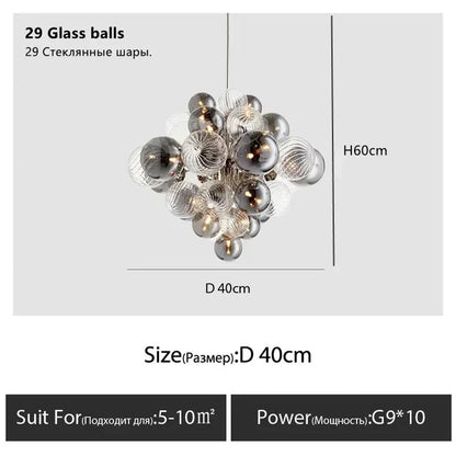 Candeeiro suspenso de vidro de luxo em estilo francês, estilo antigo, para bar, restaurante ou quarto acolhedor. 