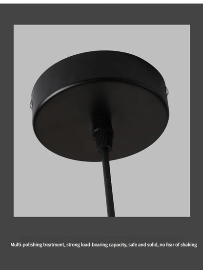 Industrial Concrete Pendant Light Home Decoration Chandelier Fixture Iron Shade Cement Hanging Lamp