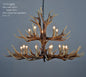 Rustic chandelier industrial wind lamps restaurant Internet cafe decoration antler lamp